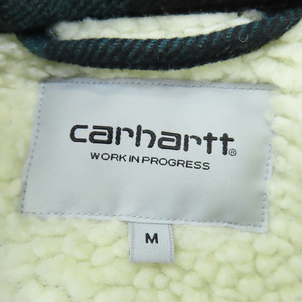 実際に弊社で買取させて頂いたCarHartt/カーハート MERTON SHIRT JAC/メルトンシャツジャケット チェック柄/Mの画像 2枚目