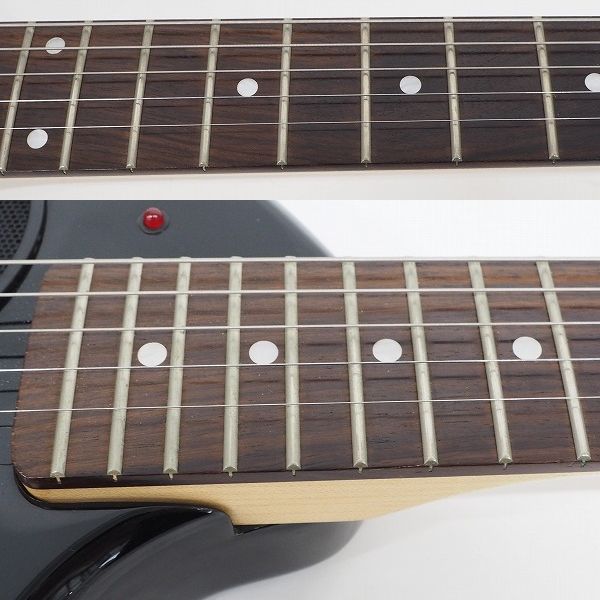 実際に弊社で買取させて頂いた★【難有り】FERNANDES/フェルナンデス ZO-3C ぞうさん ゴールドパーツ アンプ内蔵ギター マッチングヘッド ケース付の画像 3枚目