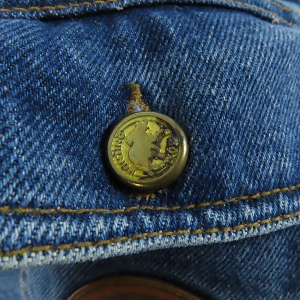 実際に弊社で買取させて頂いたHUNTING WORLD/ハンティングワールド デニムジャケット/Lの画像 6枚目