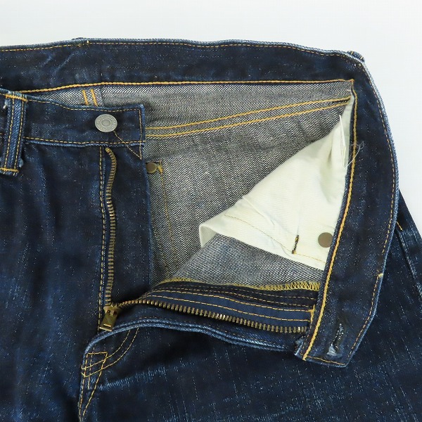 実際に弊社で買取させて頂いたTHE FLAT HEAD/フラットヘッド ブーツカット デニムパンツ LOT.3007/W32L36の画像 5枚目