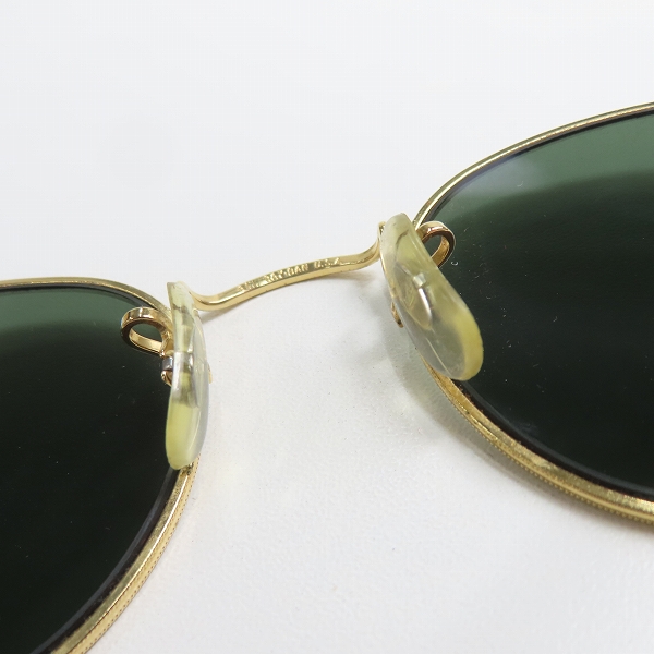 実際に弊社で買取させて頂いたRay-Ban/レイバン B&L/ボシュロム社製 スモールラウンドメタル サングラス W1573 の画像 7枚目