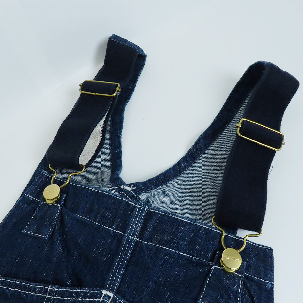 実際に弊社で買取させて頂いたCarhartt/カーハート Denim Bib Overall/デニムビブオーバーオール インディゴ/32×32の画像 5枚目