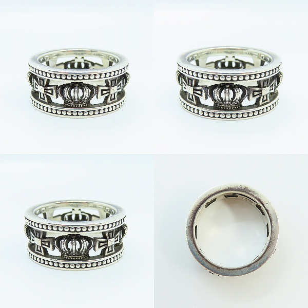 実際に弊社で買取させて頂いた【ギャラ付】Justin Davis/ジャスティンデイビス MEDIEBAL WEDDING BAND/メディバルウェディング バンドリング SRJ175/25号の画像 2枚目
