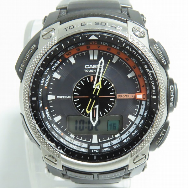 実際に弊社で買取させて頂いたCASIO/カシオ PROTREK/プロトレック MULTI BAND6 タフソーラー PRW-5000-1JF