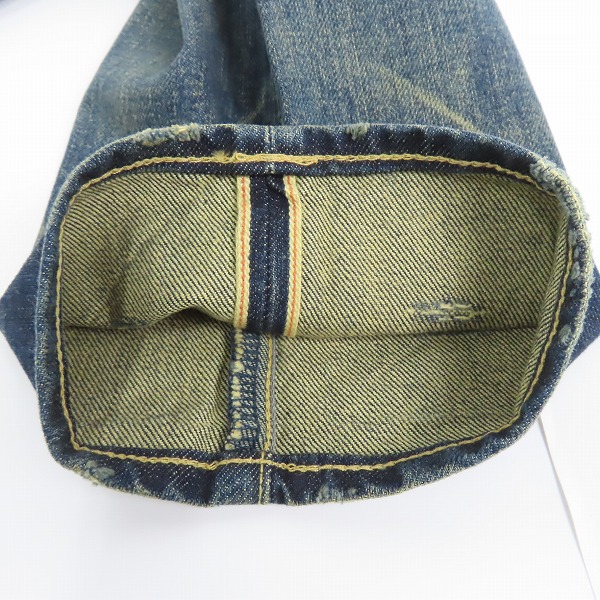 実際に弊社で買取させて頂いた【未使用】HYSTERIC GLAMOUR/ヒステリックグラマー NOBU加工 デニムパンツ 0243AP15 28の画像 3枚目