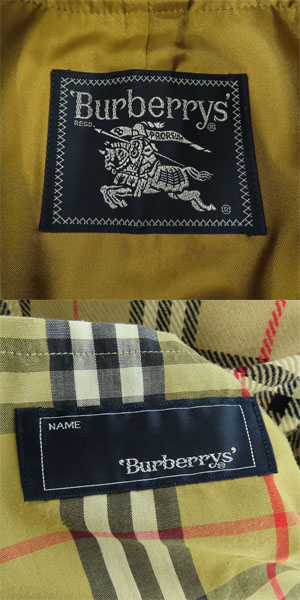 実際に弊社で買取させて頂いたBURBERRYS/バーバリーズ ライナー付 ロングトレンチコート/BBB55-940-72の画像 2枚目