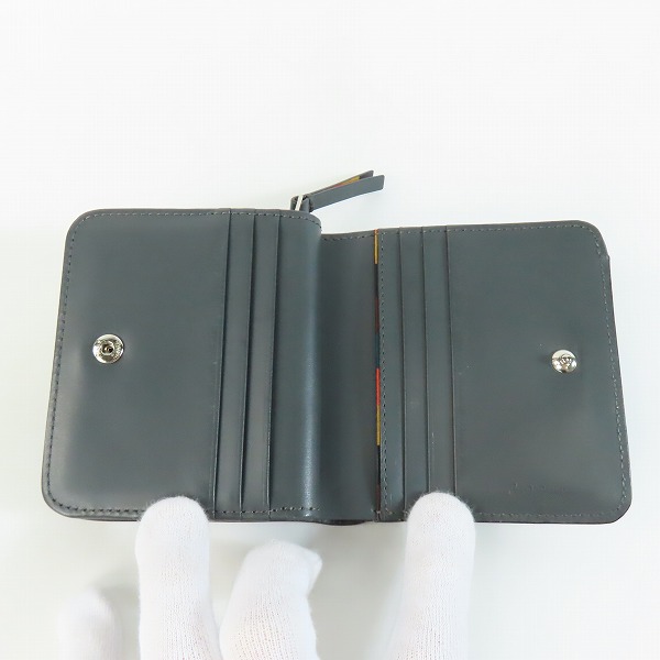 実際に弊社で買取させて頂いたPaul Smith/ポールスミス ウォレット ブライトストライププラーの画像 3枚目