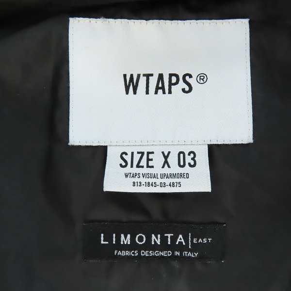 実際に弊社で買取させて頂いたWTAPS/ダブルタップス WTAPS DUCK JACKET 21ss 211BRDT-JKM04/03の画像 2枚目