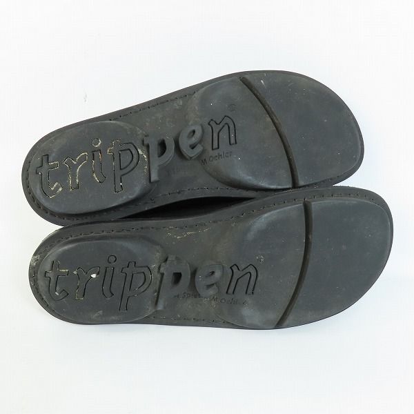 実際に弊社で買取させて頂いたTRIPPEN/トリッペン 3ホール/レースアップ レザーシューズ 42の画像 2枚目