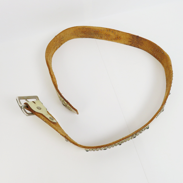 実際に弊社で買取させて頂いたHollywood Trading Company /HTC/エイチティーシー ひょうたんスタッズ ベルトの画像 7枚目