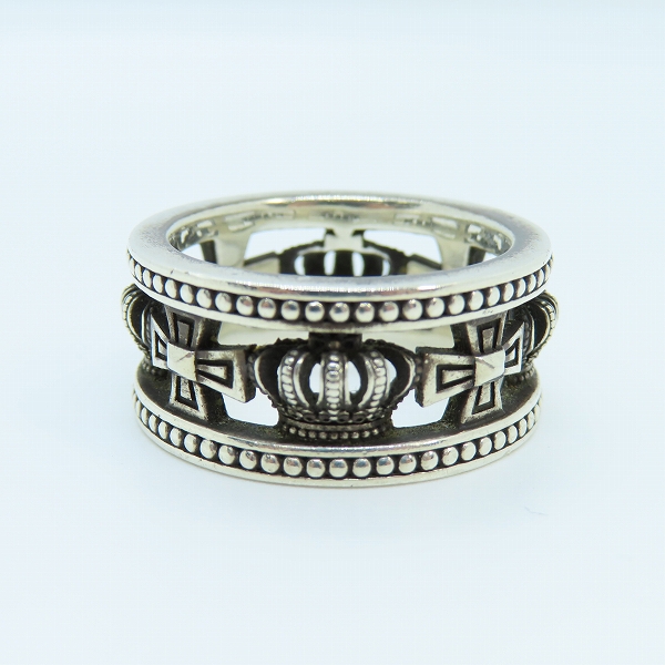 実際に弊社で買取させて頂いた【ギャラ付】Justin Davis/ジャスティンデイビス MEDIEBAL WEDDING BAND/メディバルウェディング バンドリング SRJ175/25号の画像 1枚目