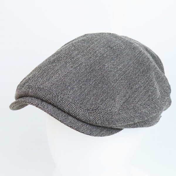 実際に弊社で買取させて頂いたCA4LA/カシラ ハンチング帽子 日本製 グレー系