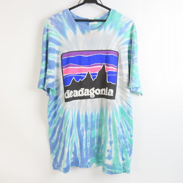 実際に弊社で買取させて頂いたGRATEFUL DEAD/グレイトフルデッド 90s頃 ヴィンテージ Deadagonia プリント タイダイ バンドTシャツ /XL
