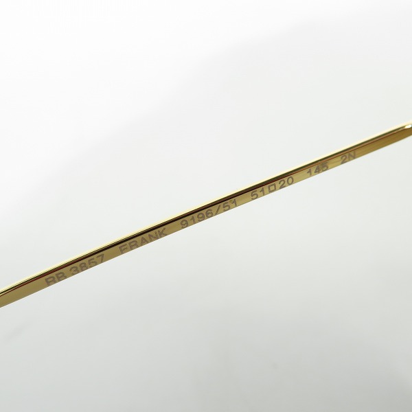 実際に弊社で買取させて頂いたRayBan/レイバン FRANK サングラス/アイウェア RB3857 の画像 5枚目