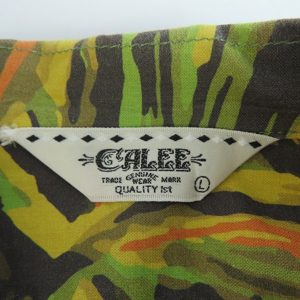 実際に弊社で買取させて頂いたCALEE/キャリー 総柄 アロハシャツ/オープンカラーシャツ/Lの画像 2枚目