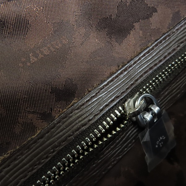 実際に弊社で買取させて頂いたaniary/アニアリ ウェイブレザーブリーフケース 16-01000の画像 5枚目