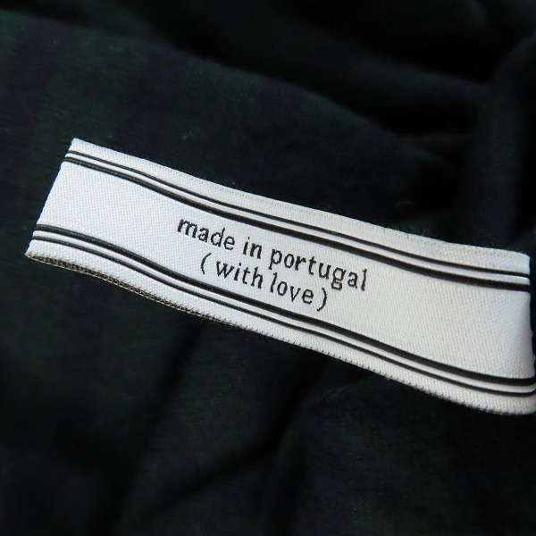 実際に弊社で買取させて頂いたami alexandre mattiussi/アミ アレクサンドルマテュッシ ウール ニット グリーン/ネイビー E15K03 /Mの画像 4枚目