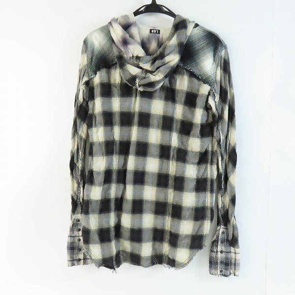 実際に弊社で買取させて頂いたL.G.B./ルグランブルー チェック ダメージ シャツ/パーカー Shirt-G/PK/M 09173/1の画像 1枚目