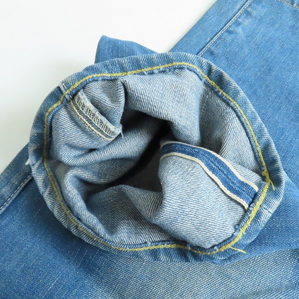 実際に弊社で買取させて頂いたLEVI'S/リーバイス 1955モデル 復刻 501XX 日本製 赤耳 デニムパンツ 55501 J22/W34の画像 8枚目
