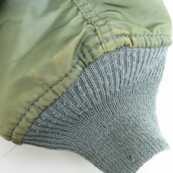 実際に弊社で買取させて頂いたALPHA INDUSTRIES/アルファインダストリーズ N-2B フライトジャケット/Mの画像 6枚目