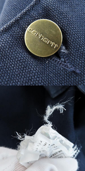 実際に弊社で買取させて頂いたCarHartt/カーハート OG CHORE COAT/オージーチョアコート コットン ジャケット/Mの画像 8枚目