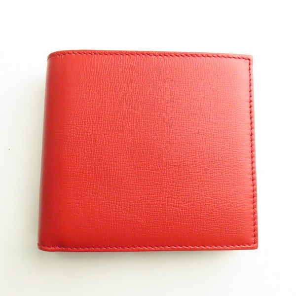 実際に弊社で買取させて頂いたBVLGARI/ブルガリ 二つ折り財布 コインケース カードケース レッド