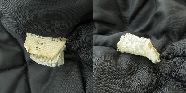 実際に弊社で買取させて頂いたSchott/ショット バイカータグ後期 618 レザー ダブルライダースジャケット /38の画像 4枚目