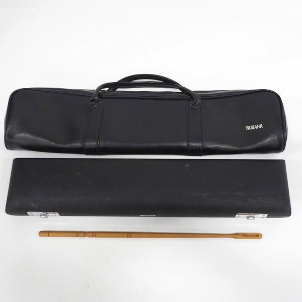 実際に弊社で買取させて頂いたYAMAHA/ヤマハ YFL-581/YFL581 フルート 管体銀製 リングキー H足部管 ハードケース・ケースカバー付の画像 8枚目