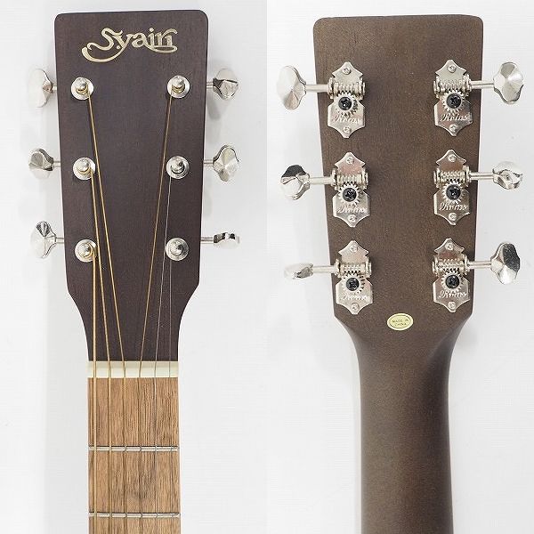 実際に弊社で買取させて頂いた★S.Yairi/S.ヤイリ YD-04/BLK アコースティックギター/アコギ ソフトケース付の画像 2枚目