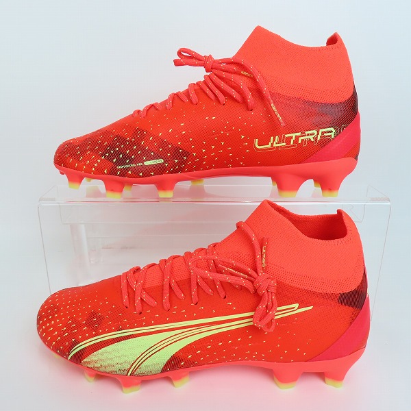 実際に弊社で買取させて頂いたPUMA/プーマ ウルトラプロ FG/AG サッカー用 スパイク レッド系 106931-03 25の画像 3枚目