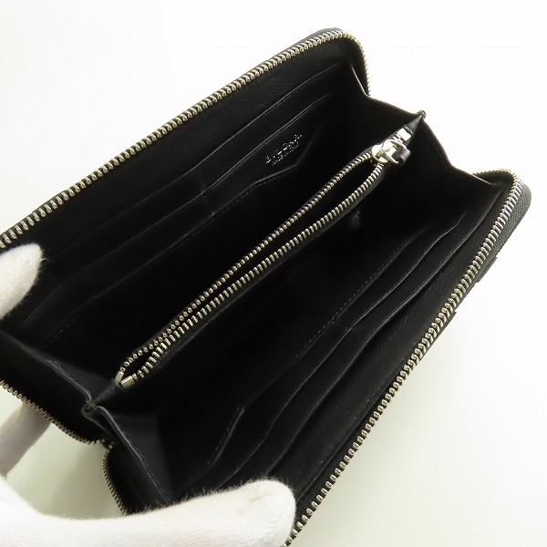 実際に弊社で買取させて頂いたBVLGARI/ブルガリ 長財布 ロングウォレット ラウンドジップ ブラック 33776の画像 3枚目
