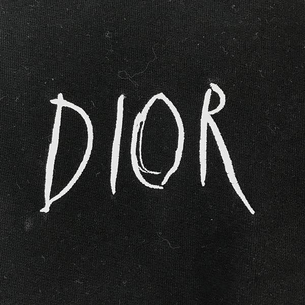 実際に弊社で買取させて頂いたDior×Raymond Pettibon/ディオール・オム xレイモンド・ペティボン 19AW 刺繍スウェット 943J612E0531/Sの画像 5枚目