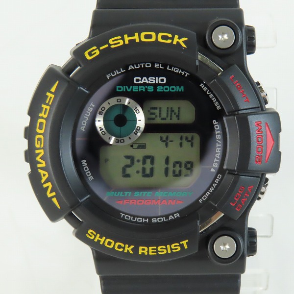 実際に弊社で買取させて頂いたG-SHOCK/Gショック FROGMAN/フロッグマン ファイナルエディション タフソーラー GW-200Z-1JF