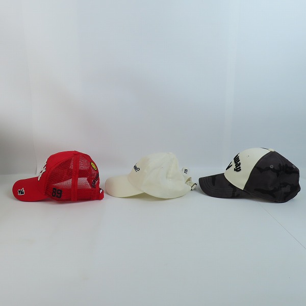 実際に弊社で買取させて頂いたPEARLY GATES/パーリーゲイツ Callaway/キャロウェイ キャップ 3点セットの画像 1枚目