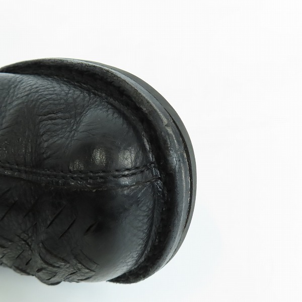 実際に弊社で買取させて頂いたtrippen/トリッペン Moor black レザーシューズの画像 5枚目