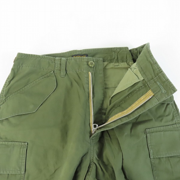 実際に弊社で買取させて頂いたA VONTADE/アボンタージ ファティーグパンツ カーキ/Mの画像 2枚目