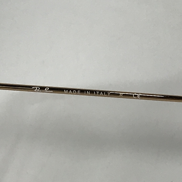 実際に弊社で買取させて頂いたRAY-BAN/レイバン 折りたたみサングラス ラウンド フォールディング サングラス アイウェア ブルー RB3517の画像 5枚目