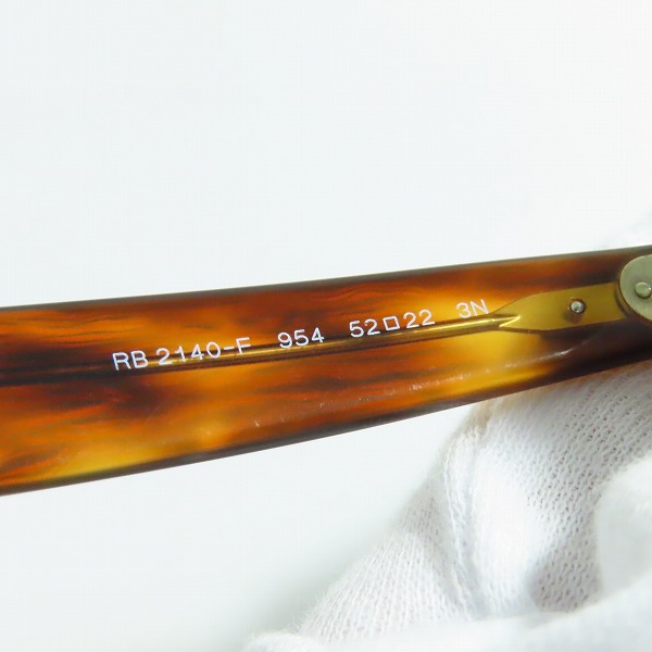 実際に弊社で買取させて頂いたRay-Ban/レイバン WAYFARER ウェイファーラー サングラス RB2140-F 954の画像 7枚目