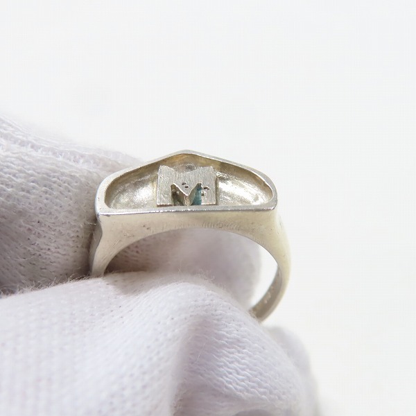 実際に弊社で買取させて頂いたHOLLYWOOD RANCH MARKET/ハリウッドランチマーケット イニシャルリング 14-14.5号の画像 7枚目