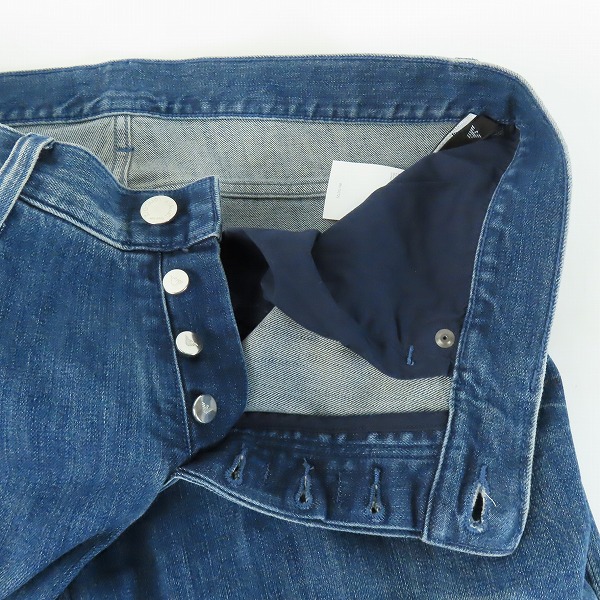 実際に弊社で買取させて頂いたEMPORIO ARMANI/エンポリオアルマーニ  ロゴプレート スリムフィット スキニーデニムパンツ/34の画像 5枚目