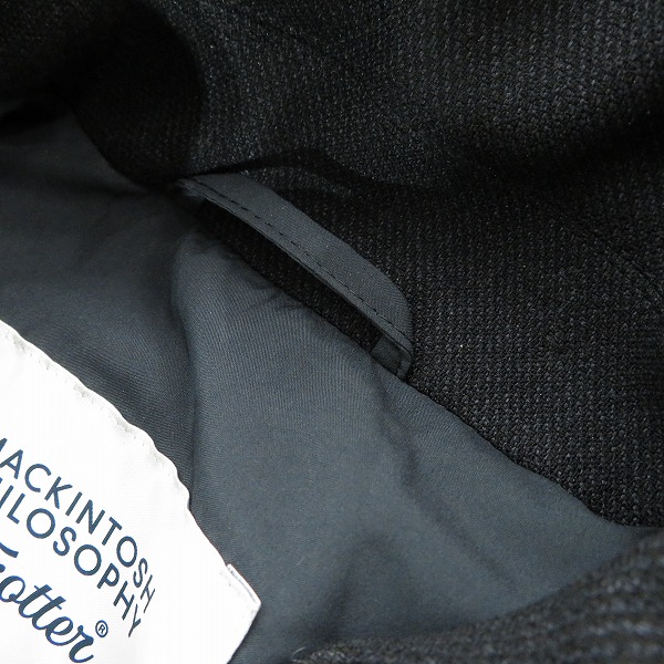 実際に弊社で買取させて頂いたマッキントッシュ フィロソフィー トロッター DOVER ドーヴァー ダウンジャケット 2WAYドビーストレッチ H1F30-287-29 38の画像 8枚目