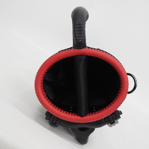 実際に弊社で買取させて頂いたle coq sportif/ルコックスポルティフ ゴルフ QQBTJA31 フード付き スタンド式 2分割クラブケース ブラックの画像 3枚目