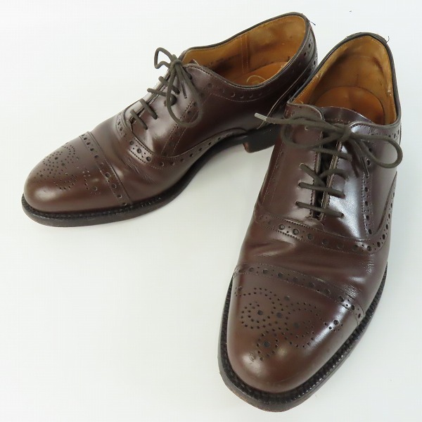 実際に弊社で買取させて頂いたChurch's/チャーチ ウィングチップ レザーシューズ/5.5F