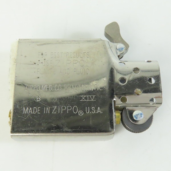 実際に弊社で買取させて頂いたZIPPO/ジッポー HARLEY-DAVIDSON/ハーレーダビッドソン MAKE METAL メイクメタル メタル貼り PHD-US 1996年製の画像 6枚目