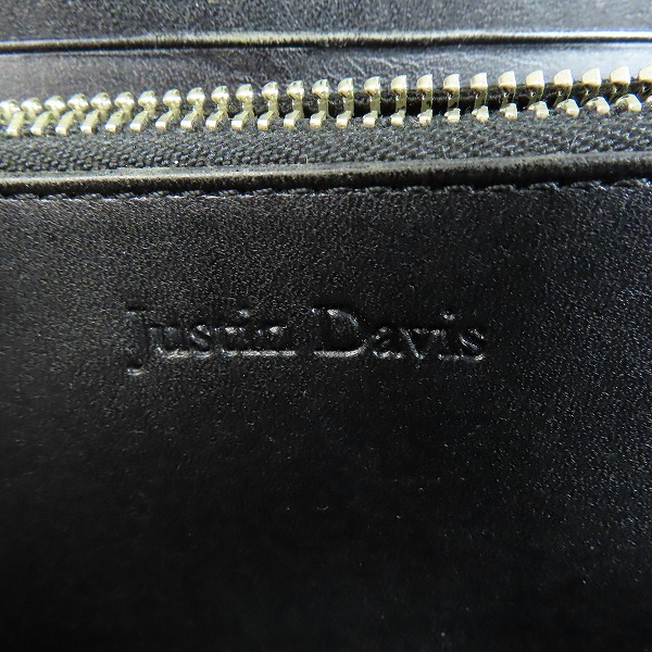 実際に弊社で買取させて頂いたJustin Davis/ジャスティンデイビス STEPHALIAM EMBOSS ROUND ZIP WALLET ラウンドジップ ロングウォレット 長財布 JDL001の画像 4枚目