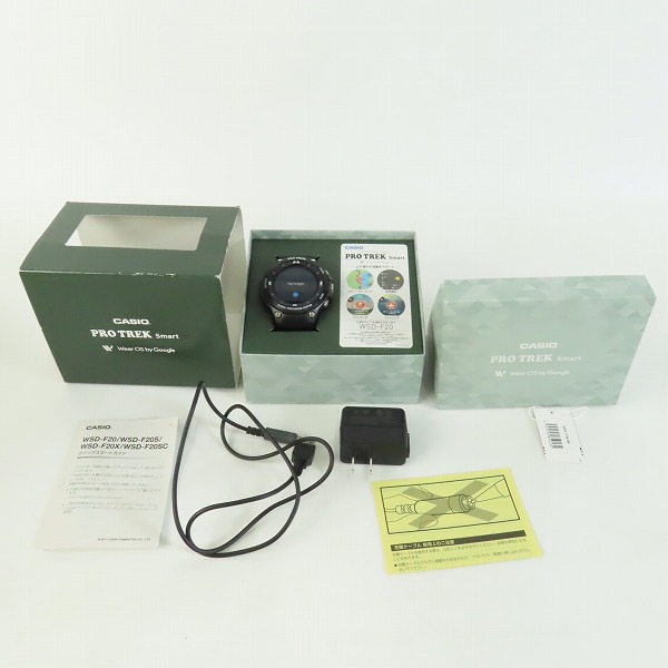実際に弊社で買取させて頂いたCASIO/カシオ PRO TREK Smart アウトドアウォッチ/腕時計 ブラック WSD-F20-BKの画像 8枚目