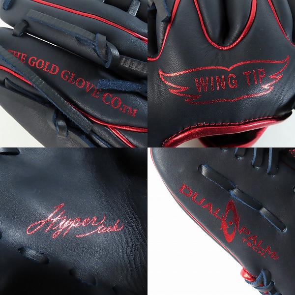 実際に弊社で買取させて頂いたRawlings/ローリングス HYPER TECH/ハイパーテック 軟式 投手用/ピッチャー用 グローブ/グラブ GR4HTCA15Wの画像 8枚目