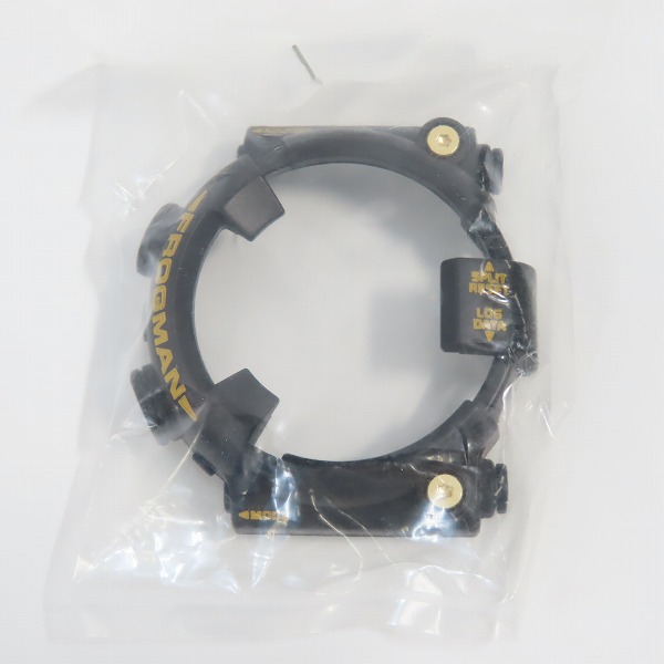 実際に弊社で買取させて頂いた【未開封】G-SHOCK/Gショック FROGMAN/フロッグマン ブラック×ゴールド DW-8200用 ベルト/ベゼル セットの画像 1枚目