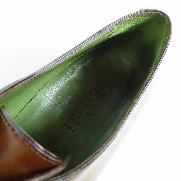 実際に弊社で買取させて頂いたBerluti/ベルルッティ Alessandro Alto/アレッサンドロ アルト レザー オックスフォードシューズの画像 4枚目