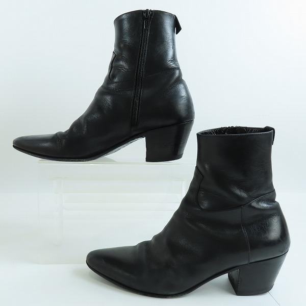 実際に弊社で買取させて頂いたCELINE/セリーヌ ジャクノサイドジップブーツ/ヒールブーツ MG0291/40の画像 3枚目